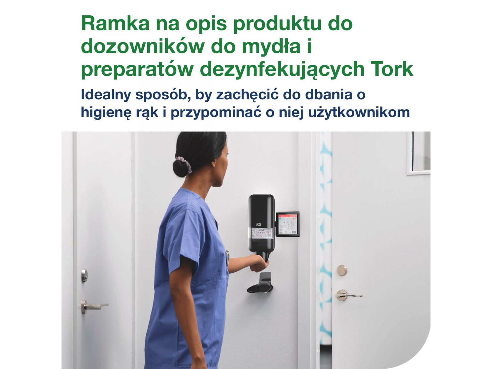 Panel informacyjny do dozownika TORK 511178 Czarny